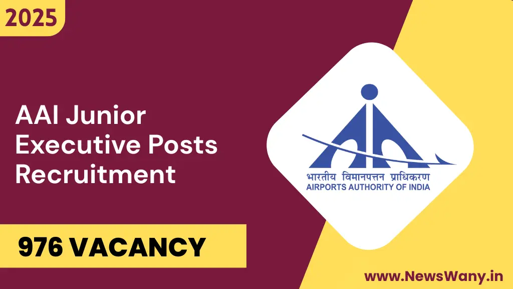 AAI Junior Executive Recruitment 2025