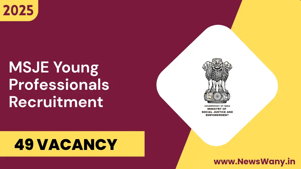 MSJE Young Professionals Recruitment