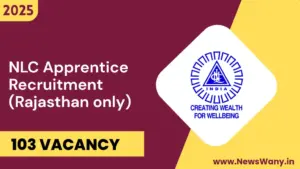 NLC India Apprentice Recruitment 2025